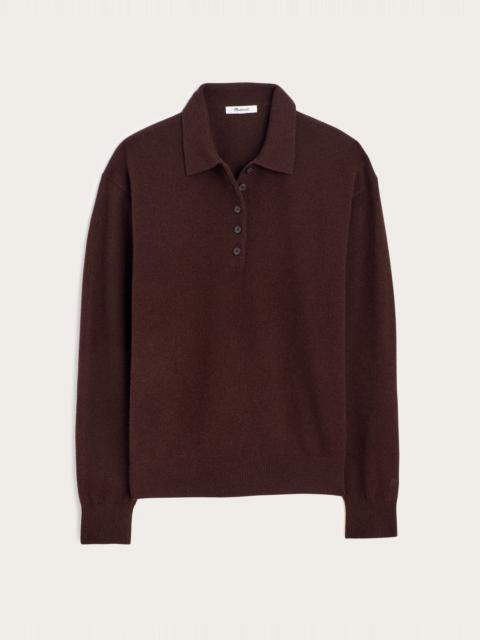 Madewell Polo Sweater in SoftWool