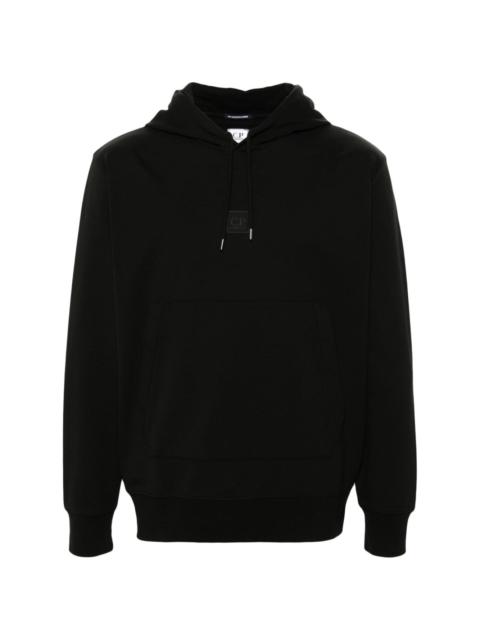 rubberised-logo hoodie