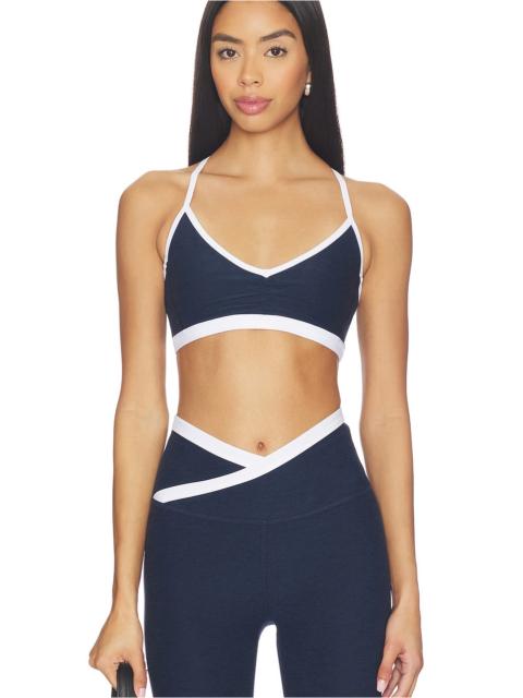 BEYOND YOGA Spacedye Shirred Colorblock Bra