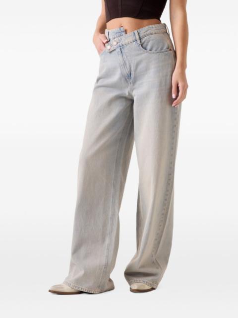 GUESS USA Gina asymmetric-waist jeans
