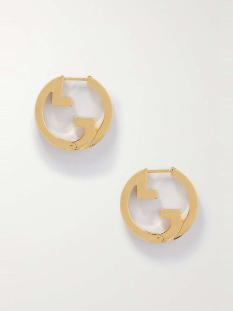 Blondie gold-tone earrings