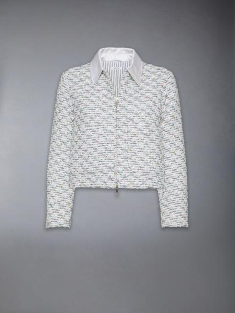 Thom Browne Sequin Tweed Golf Jacket