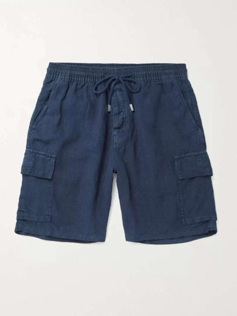 Vilebrequin Baie Linen Drawstring Cargo Shorts