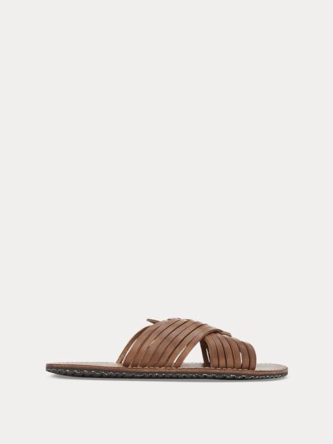 RRL by Ralph Lauren Braided Leather Sandal