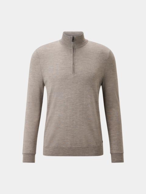 BOGNER Ouri Half-zippered sweater in Beige