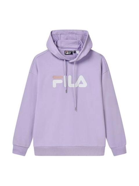 FILA FILA Classic Logo Hoodie 'Purple White' F51U238298F-PR