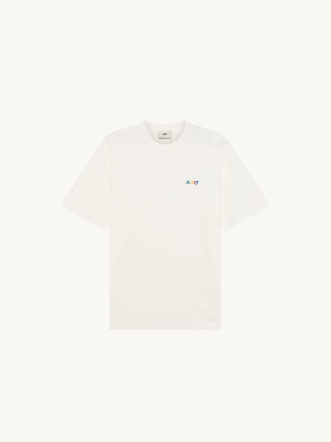 AUTRY T-SHIRT WITH MULTICOLOR LOGO UNISEX