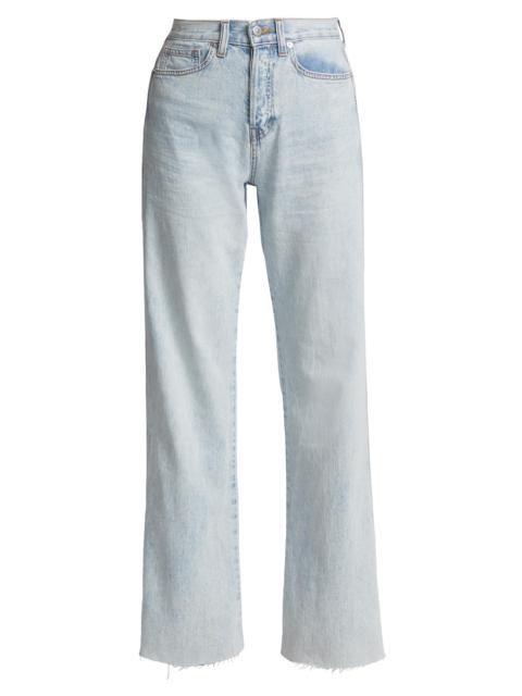 VERONICA BEARD Women's Taylor High-Rise Stretch Wide-Leg Jeans - Blue