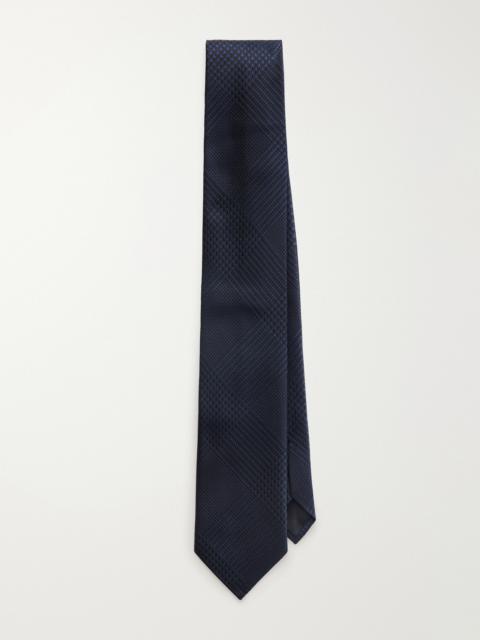 TOM FORD 7cm Prince of Wales Checked Silk-Jacquard Tie