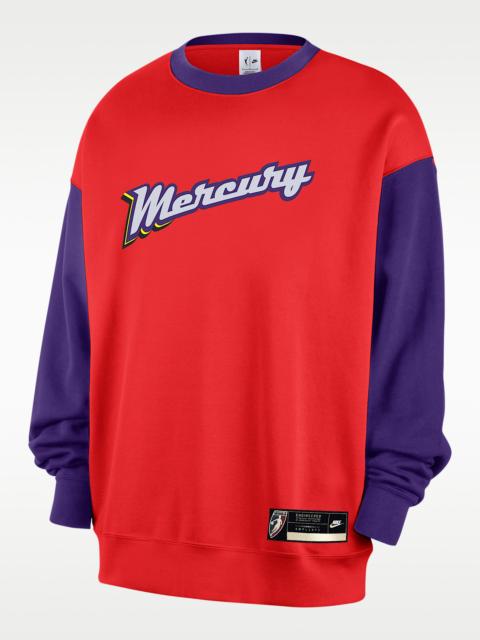 Nike Phoenix Mercury Court Origins Nike Women's WNBA Fleece Crew-Neck Sweatshirt