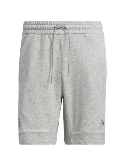 adidas Donovan Mitchell side-stripe track shorts