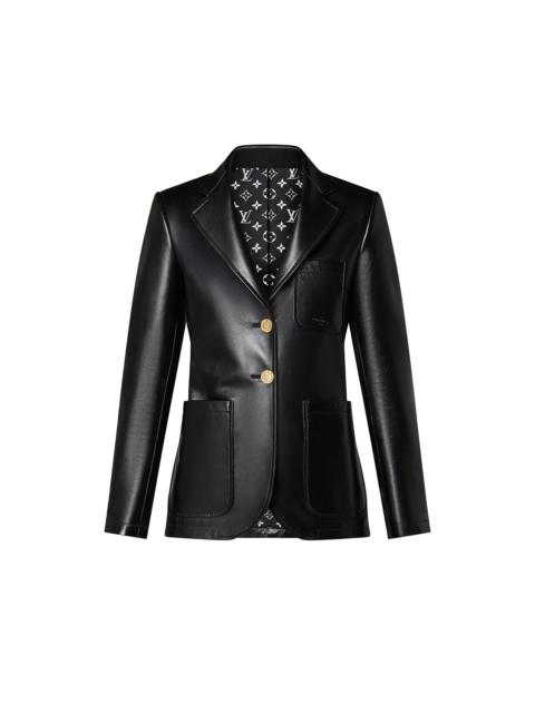 Louis Vuitton Monogram Cloud Transitional Jacket, Black, 42