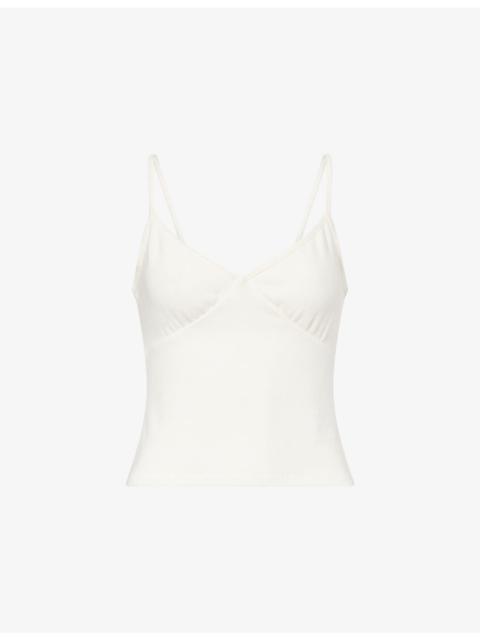 Reformation Nadine Cotton-Knit Vest Top