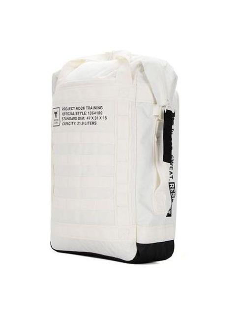 Under Armour Under Armour Project Rock Box Duffle Backpack 'White' 1364189-130