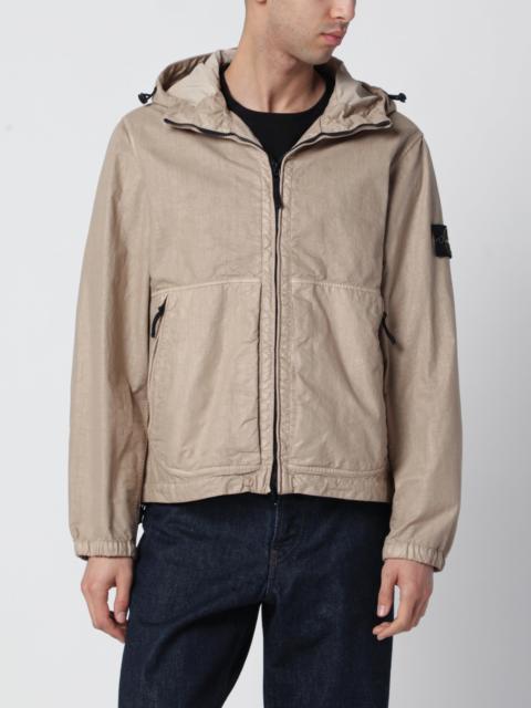 Stone Island Beige nylon zip jacket