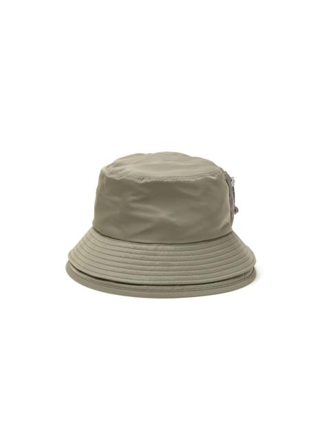 sacai Pocket Double Brim Hat / Nylon Twill