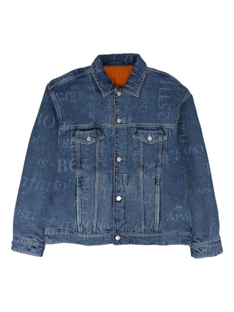 Supreme x Martine Rose text-print denim jacket