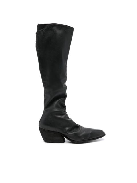 Guidi 55mm leather knee boots