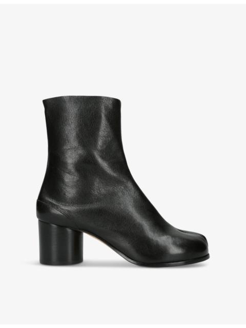 Maison Margiela Tabi leather heeled ankle boots