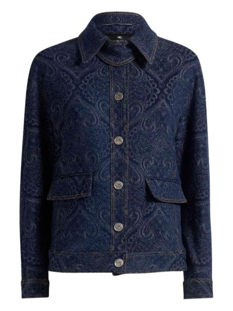 Etro paisley-pattern denim jacket