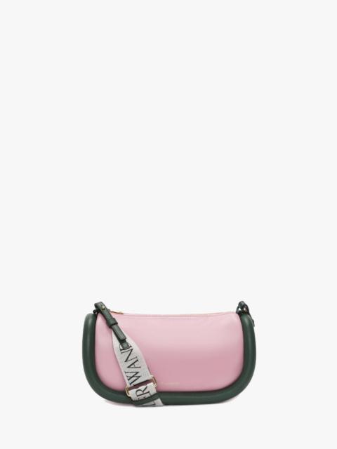BUMPER-15 - LEATHER CROSSBODY BAG WITH ADDITIONAL WEBBING STRAP
