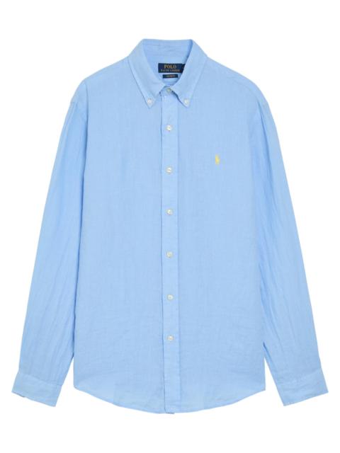 Polo Ralph Lauren Polo Ralph Lauren Logo-embroidered Linen Shirt