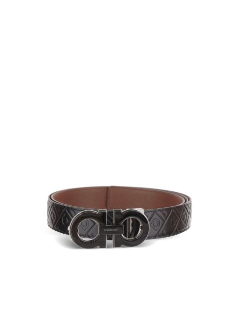 FERRAGAMO Gancini reversible leather belt