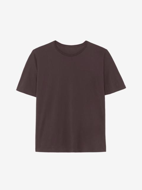 The Frankie Shop Harper Soft Organic T-Shirt - Brown