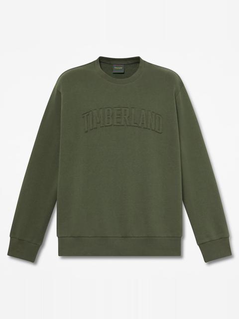 Timberland Men's Wareham Logo Patch Crew Sweatshirt