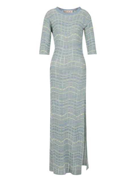Marni slit maxi dress