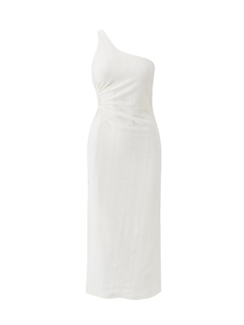 MELISSA ODABASH LIZZIE WHITE DRESS