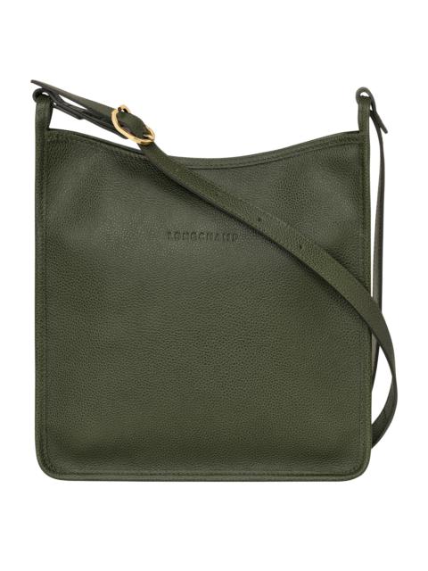 Longchamp Le Foulonné M Crossbody bag Khaki - Leather