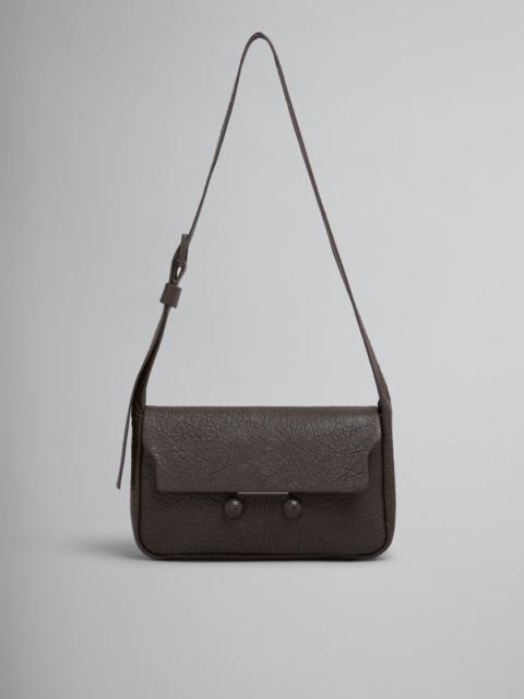 Marni BROWN NAPPA MEDIUM TRUNKAROO SOFT BAG