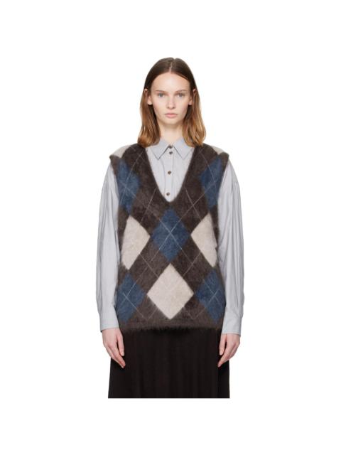 LISA YANG Brown Amelly Sweater Vest