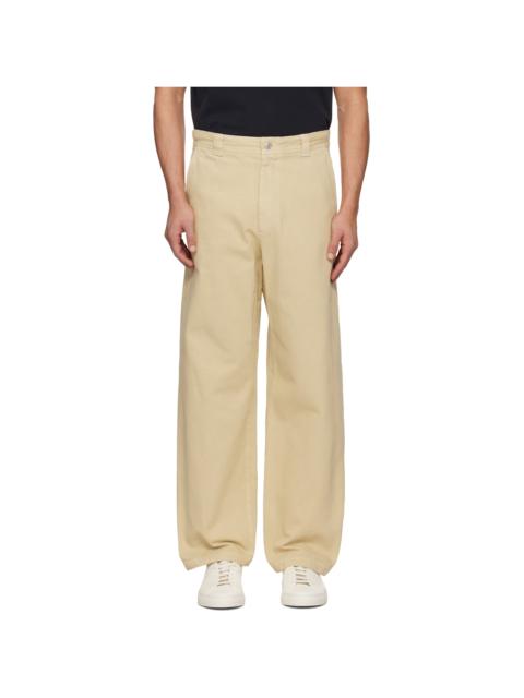 A.P.C. Beige Chino Trousers