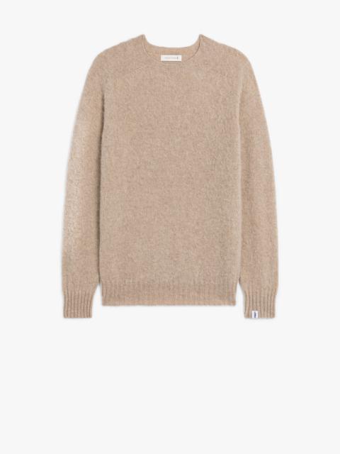 Mackintosh HUTCHINS OATMILK WOOL CREWNECK SWEATER