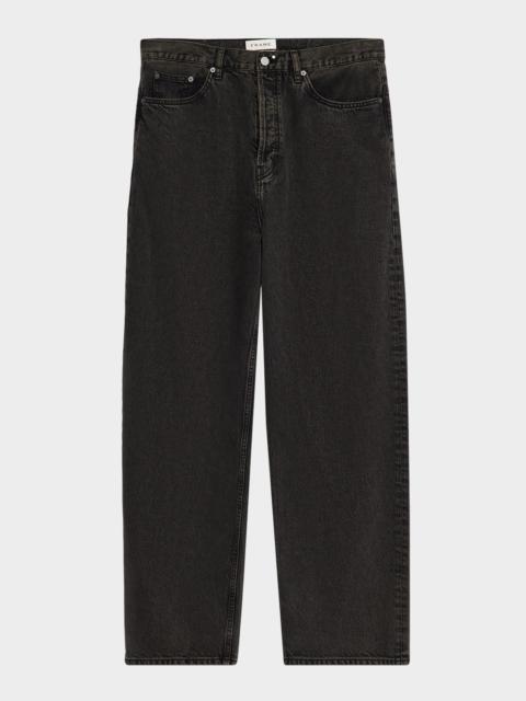 FRAME Men's Baggy Black Denim Jeans