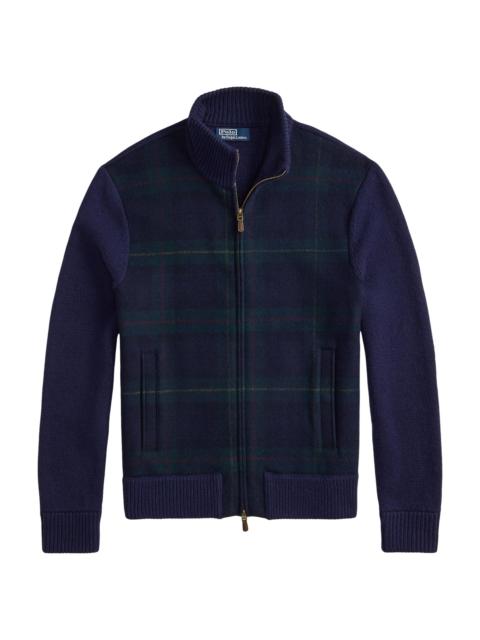 Polo Ralph Lauren Men's The Polo Tartan Full Zip Sweater - Hunter Navy
