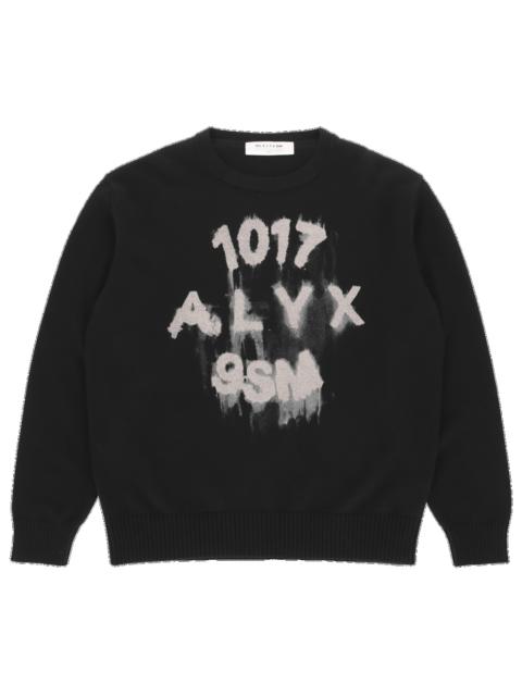 1017 ALYX 9SM TREATED LOGO CREWNECK SWEATER