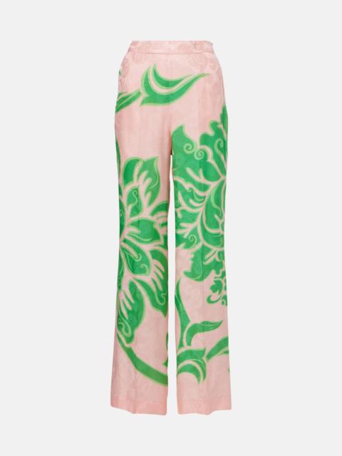 Etro Printed straight pants