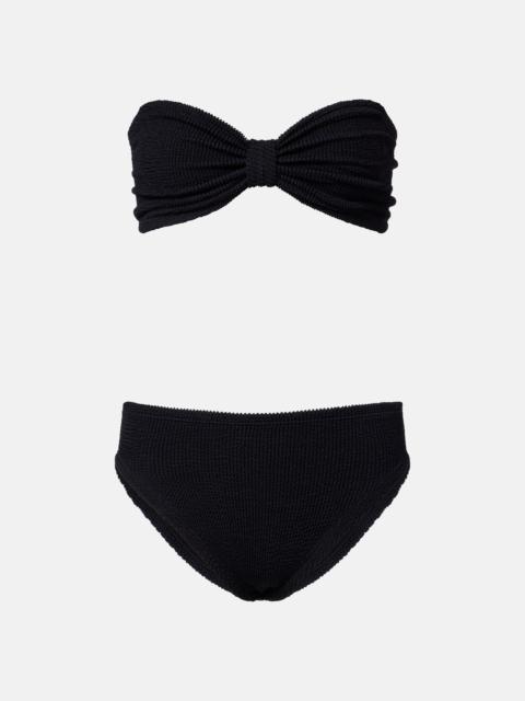 Hunza G Jean bandeau bikini