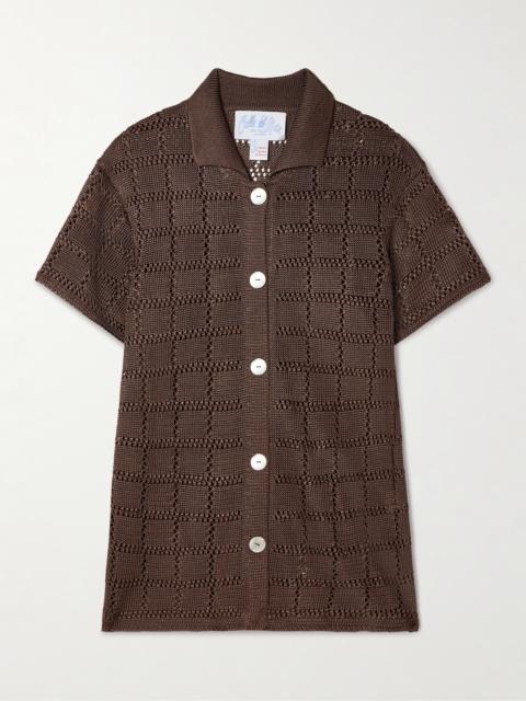 CALLE DEL MAR Open-knit Shirt