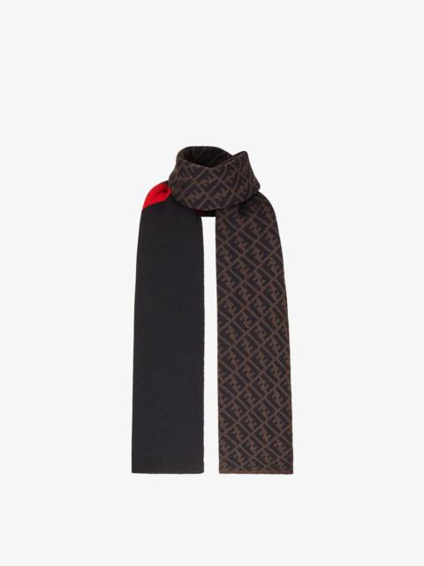 FENDI Multicolor wool scarf