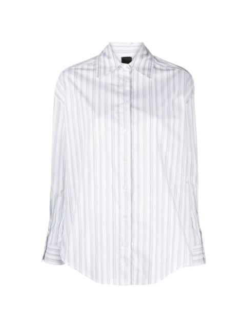 striped long-sleeve shirt