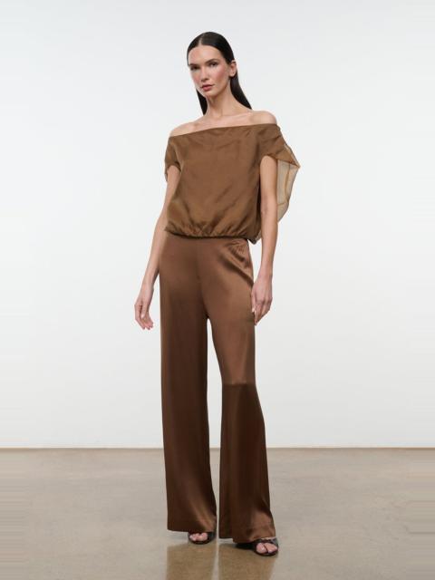 STAUD STAUD STROLL SILK PANT CIGAR