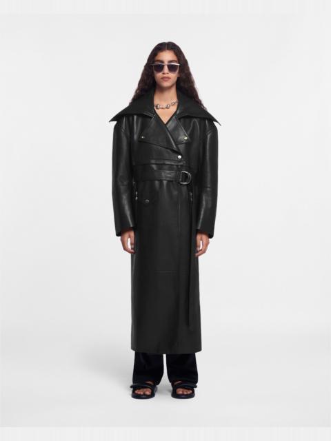 Nanushka Regenerated Leather Biker Coat