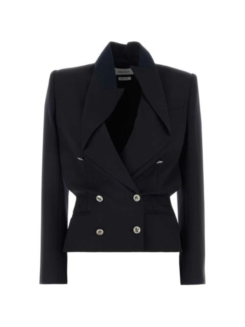 Alexander McQueen notched wool blazer