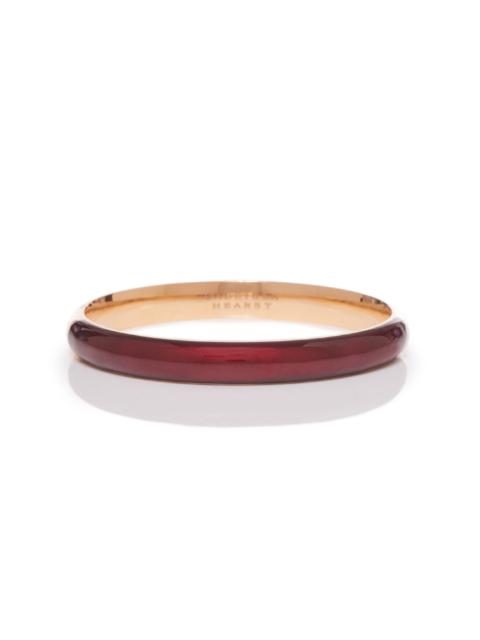 GABRIELA HEARST Vitreous Red Enamel & 18K Gold Bangle