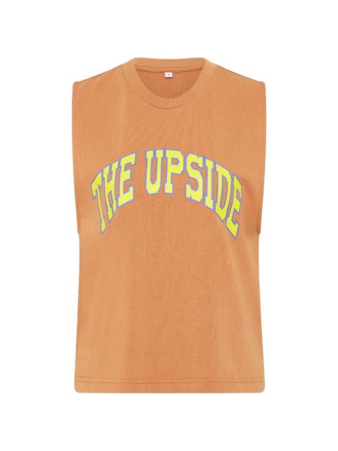 THE UPSIDE Dawson logo-print tank top