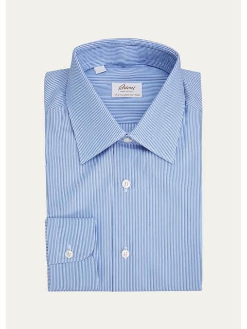 Brioni Men's Striped Cotton Dress Shirt